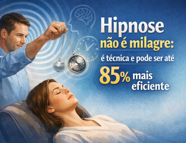 Hipnose não é milagre: é técnica — e pode ser até 85% mais eficiente
