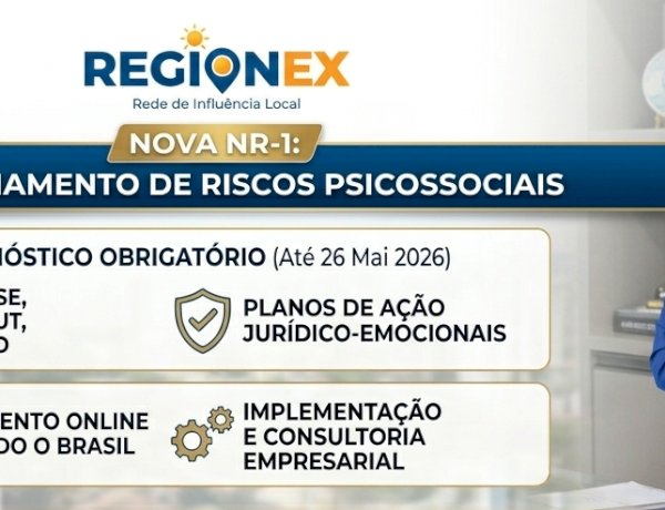 Sirlene Campos alerta empresas sobre o prazo da Nova NR-1 e o impacto dos riscos psicossociais