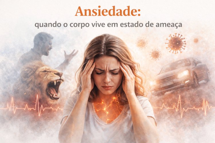 Ansiedade: quando o corpo vive em estado de ameaça