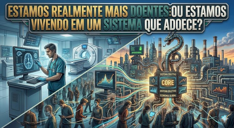 Estamos realmente mais doentes  ou estamos vivendo em um sistema que adoece?